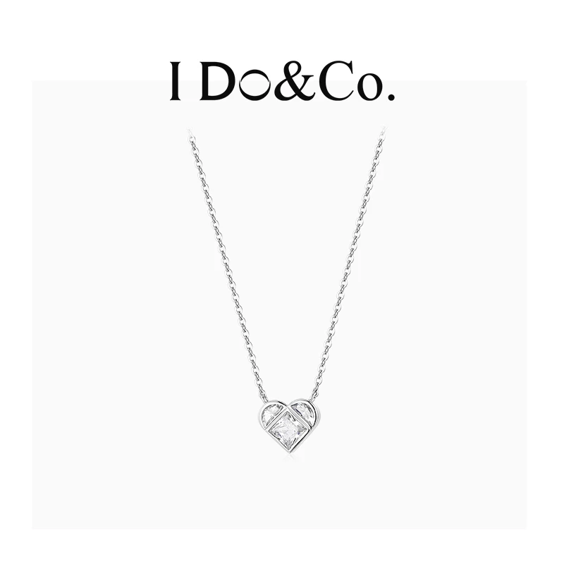 I Do&Co. 坠链均925银 心动项链925纯银锁骨链送女友