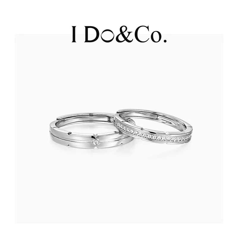 I Do&Co. 925银戒指 Destiny情侣对戒小众开口轻奢生日礼物送女友