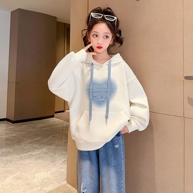 巴拉巴拉女童秋装印花卫衣2024新款女大童秋季衣服女孩春秋款洋气