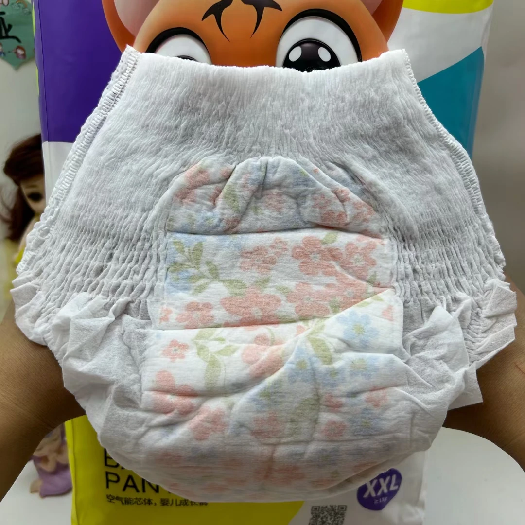 双十二促销班巴迪花花纸尿裤拉拉裤超柔高颜值通码60片
