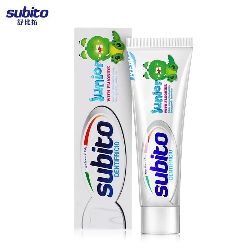 【意大利进口】舒比拓恐龙宝宝儿童牙膏（草莓香型）60g