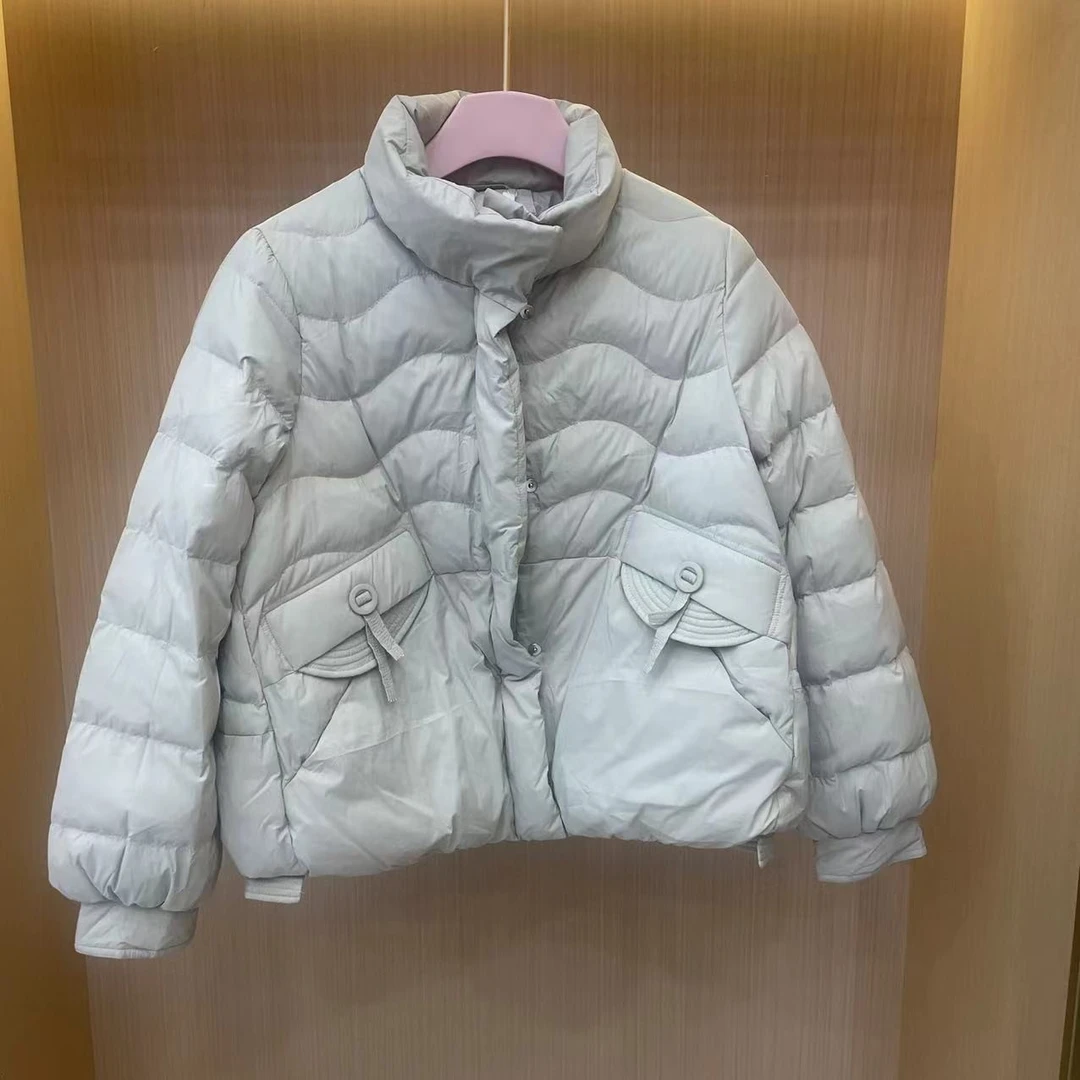 【LJWM】短款白鸭绒羽绒服 XH0970