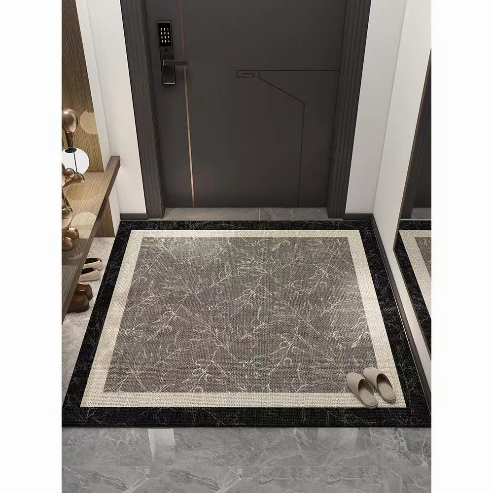 Z418【100*120cm】硅藻丝地毯玄关门口入户玄关客厅卧室床边毯地垫