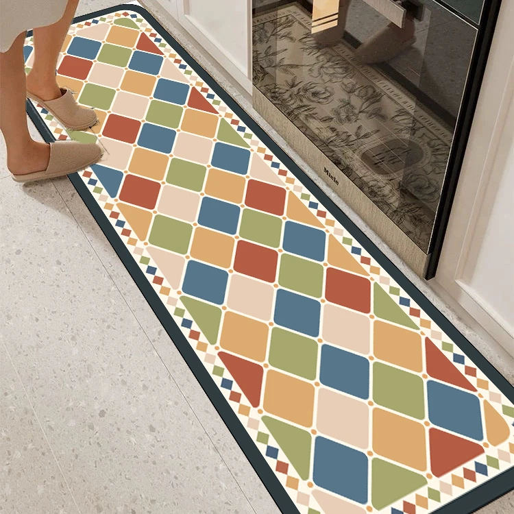 X113-6【40*160cm】硅藻泥地毯玄关门口入户玄关门垫厨房长条地垫