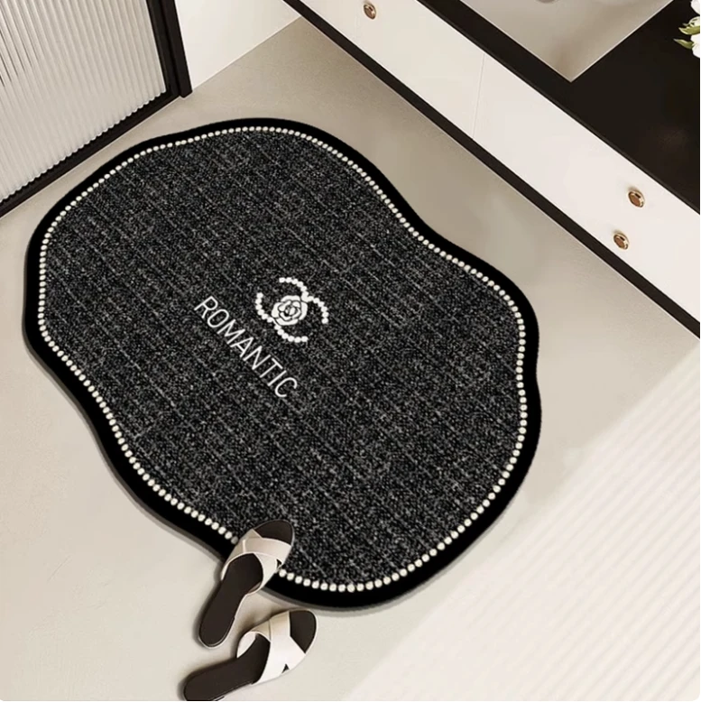 X1902【60*90cm】硅藻泥地毯玄关门口入户玄关客厅卧室床边毯地垫