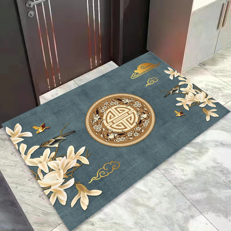 F233【60*120cm】硅藻泥地毯玄关门口入户玄关客厅卧室床边毯地垫