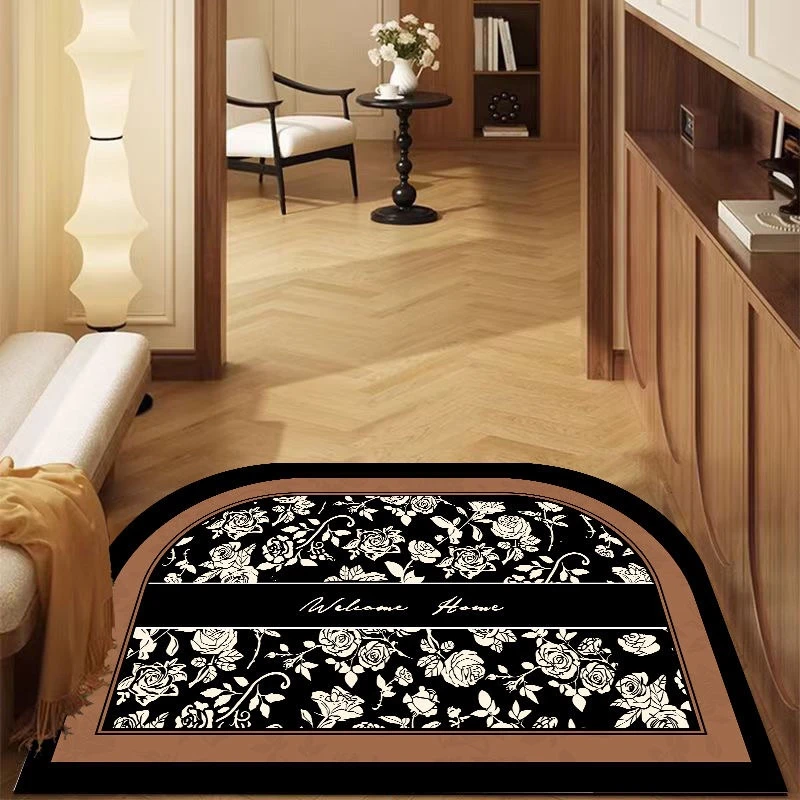 X174-7【80*120cm】硅藻泥入户门垫进门地垫门口玄关防滑免洗地毯