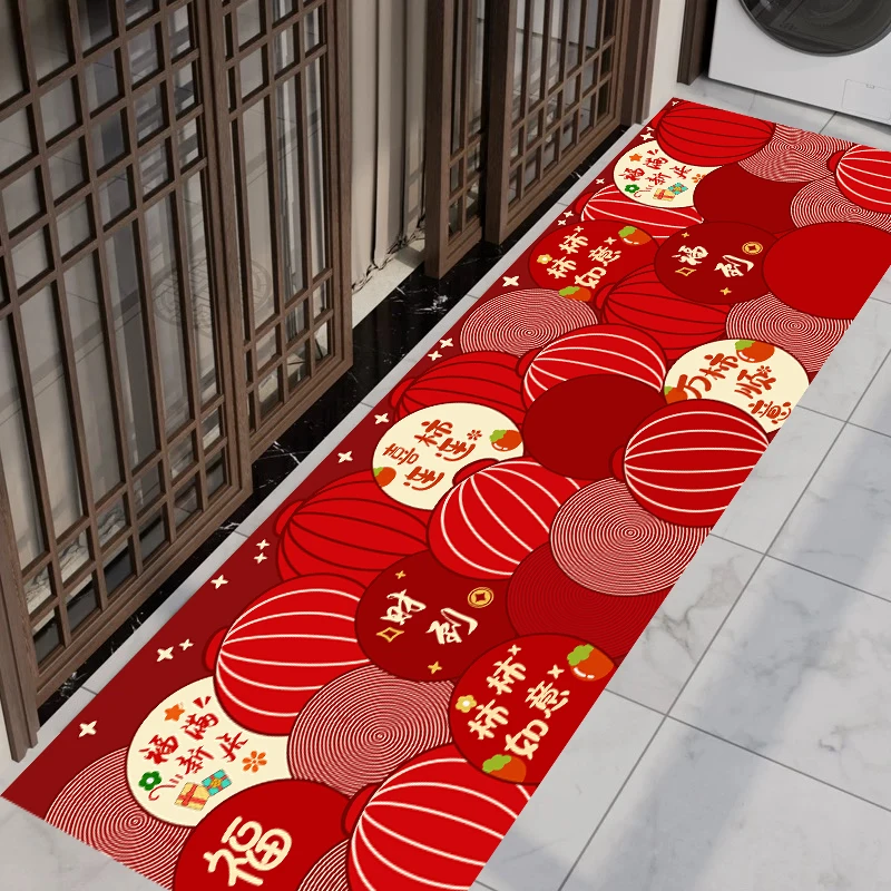 X1521【60*200cm】硅藻泥轻奢入户门地垫家用门口脚垫吸水地毯门垫