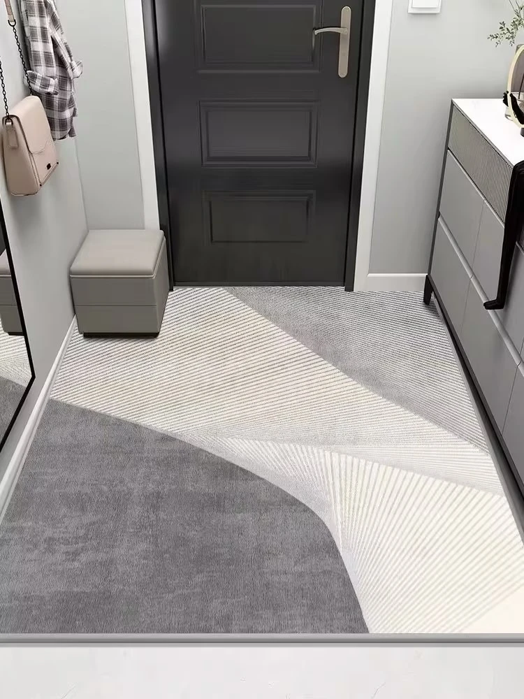 F130【80*120cm】硅藻泥地毯玄关门口入户玄关客厅卧室床边毯地垫