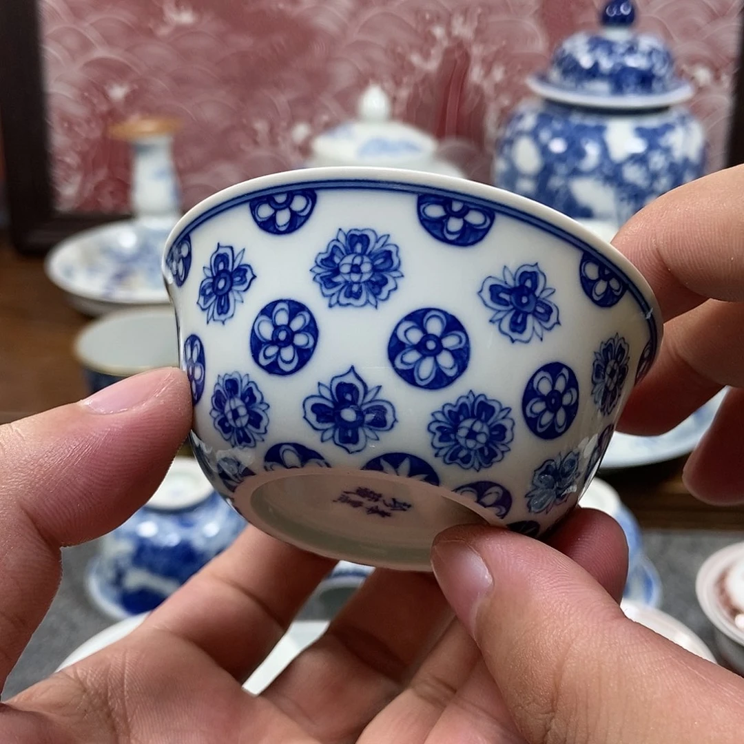 杯全手工全手绘陶瓷