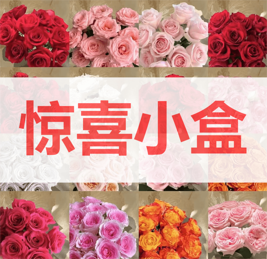 【A惊喜小盒】 玫瑰云南鲜花基地直发玫瑰组合福利