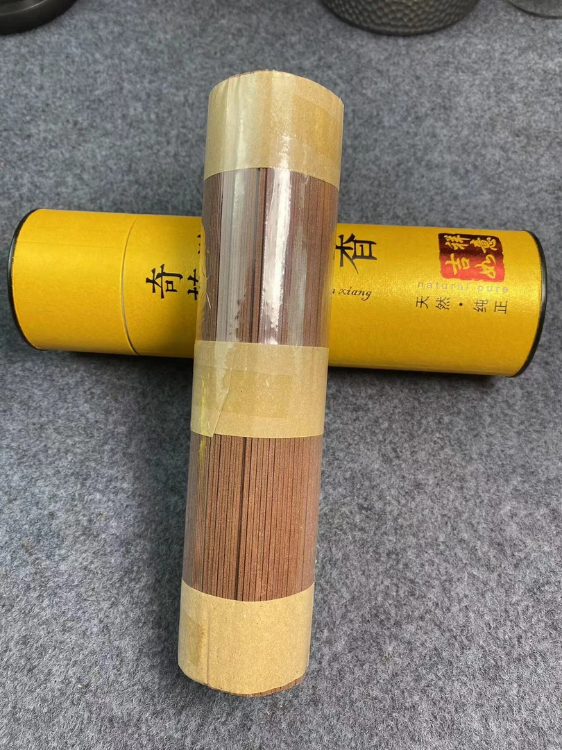 缅甸奇楠降真香线香纯手工传统制香手艺点上一只香满屋清香香气棒