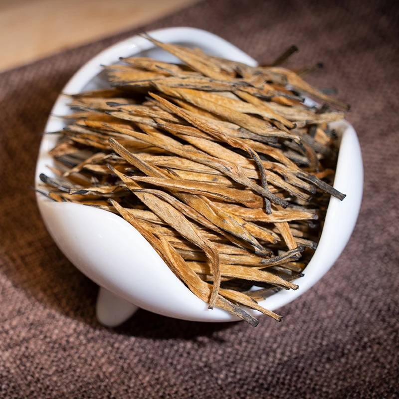 【小尹好茶推荐】李陌茶 云南滇红金针 红茶盒装蜜香茶叶（500g）