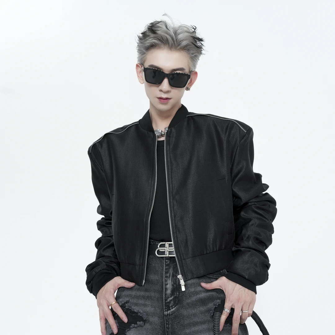 年终大青仓！黑色短款外套男