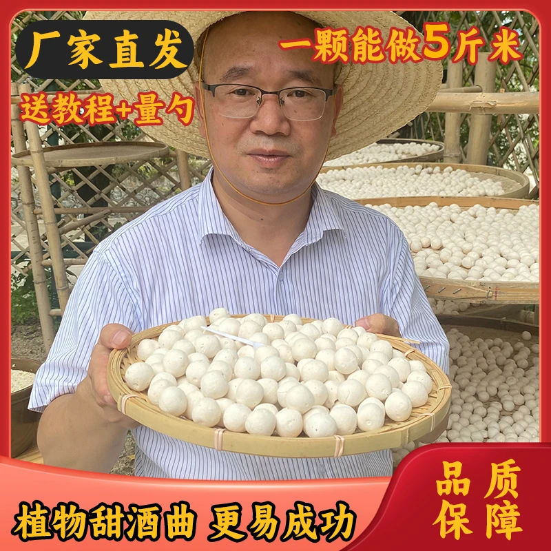 醇香甜酒曲米酒醪糟酒酿家用酵母曲子月子酒简单新手发酵手工传统