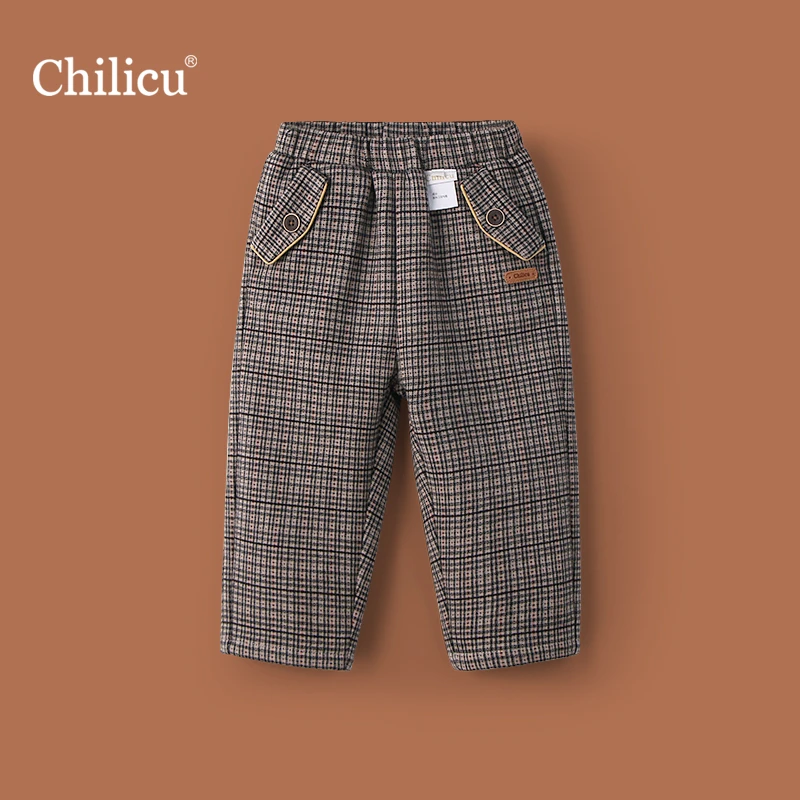 Chilicu秋冬款裤子 针织长裤 儿童 休 闲