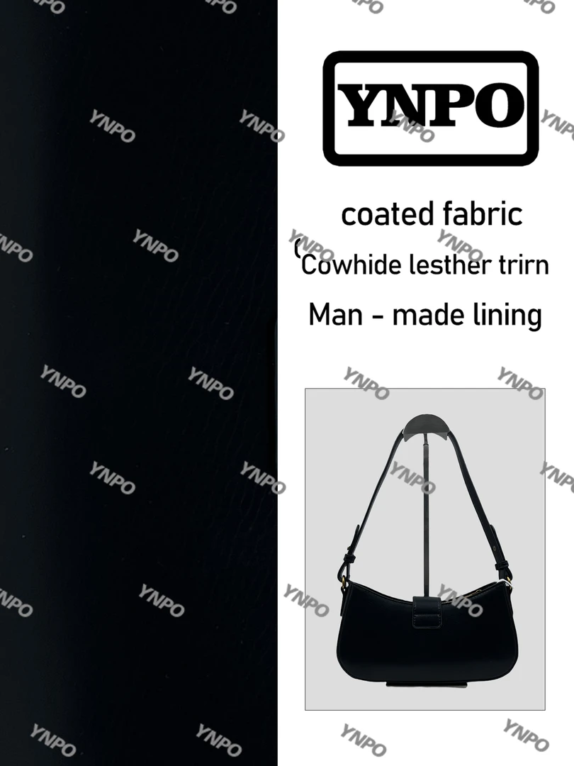 YNPO手工打造真皮女士新款包TA0155黑色腋下