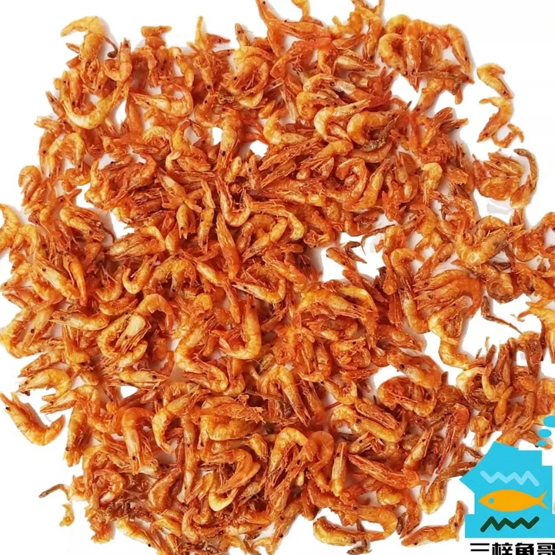河源特产河虾干原味干货无沙自晒小虾米香辣味开袋即食小零食