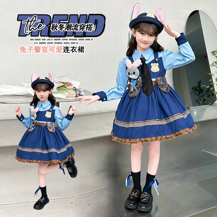 朱迪女童洛丽塔公主裙春秋连衣裙新款洋气JK生日party潮流夏季