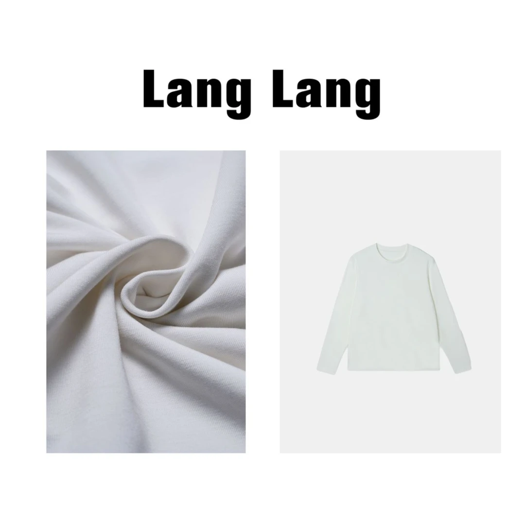 Lang&【特姆】热特姆圆领百搭打底衫长袖宽松搭休闲上秋冬