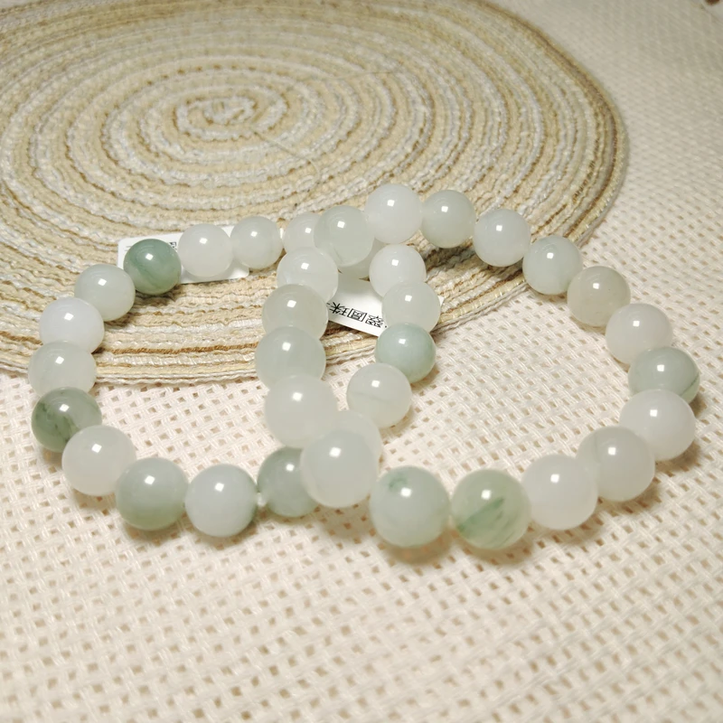 约10mm天山翠圆珠手串多样性发一