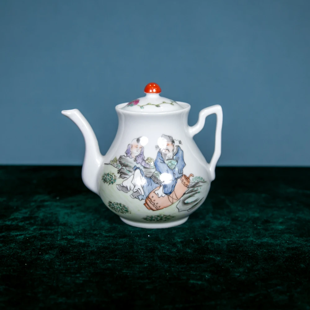 清/同治粉彩夫子授学图壶FC-406