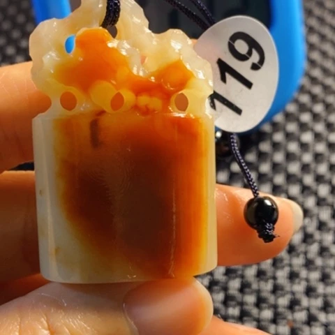 寿山石印石国*棋印章石