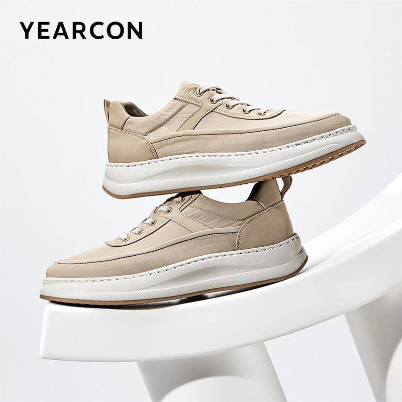 意尔康男鞋2024秋季新款潮流透气一脚蹬板鞋轻便户外休闲帆布鞋子