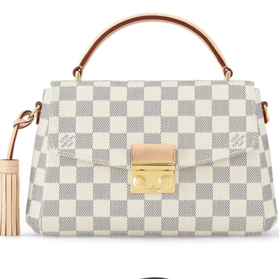 95新 LouisVuitton/路易威登 可乐/白棋盘格流苏邮差/26764492