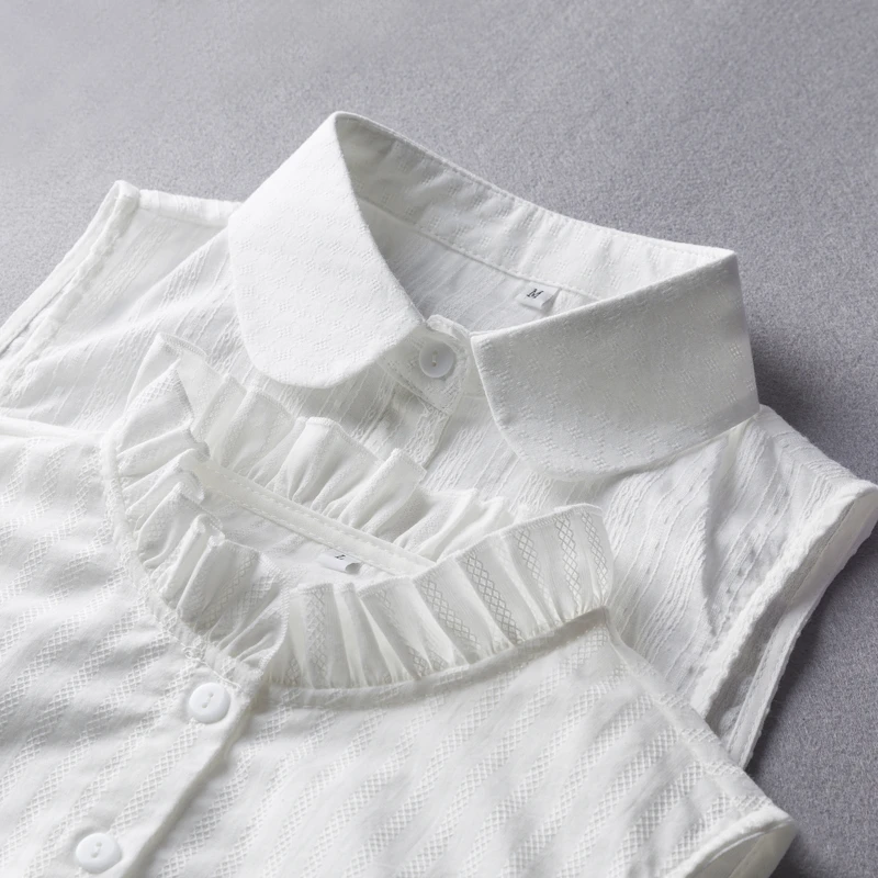 韩版白色衬衫假领子女秋冬百搭衣领装饰领麻衬衣领娃娃领假衣领