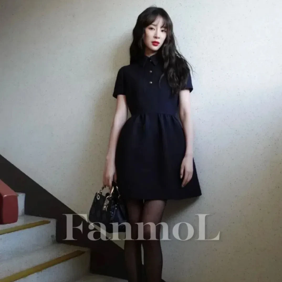 CLASSIEVU~FANMOLD家经典百搭气质女生蒙田丝毛30小黑裙