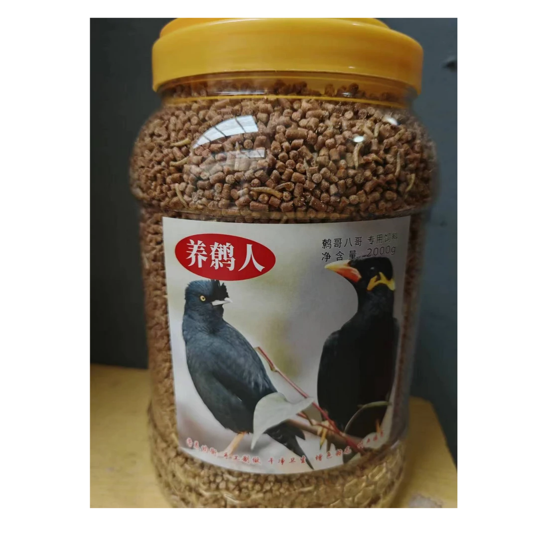 养鹩人手工鹩哥八哥饲料提性美毛早开口早说话