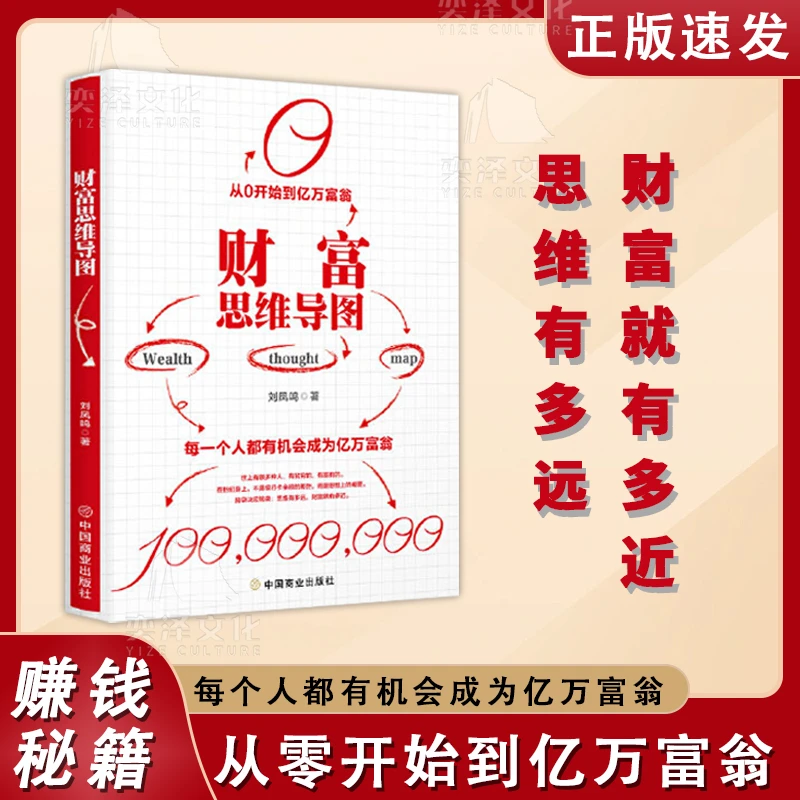财富思维导图每一个人都有机会成为亿万富翁 从0开始到亿万富翁QF