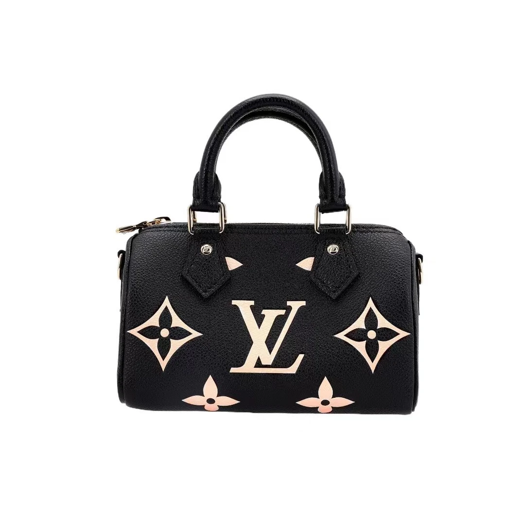 99新 LouisVuitton/路易威登 Speedy nano全皮/二手未使用