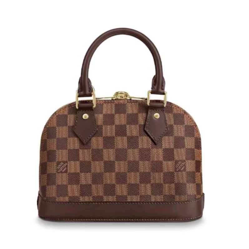 99新 LouisVuitton/路易威登  lv棋盘格贝壳单肩手提包包