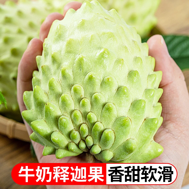 云南高原牛奶凤梨释迦3斤新鲜采摘香甜多汁