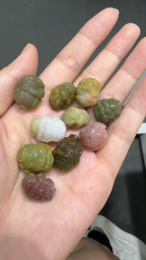 【闪购商品】玛瑙/玉髓颈饰未镶嵌Y39898-盐源裸件多样式发一
