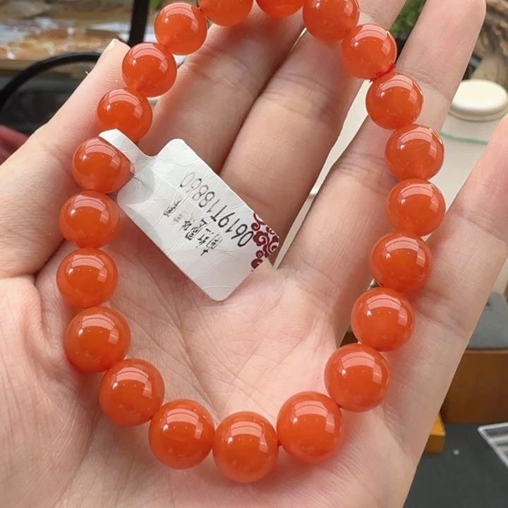 南红玛瑙手链未镶嵌