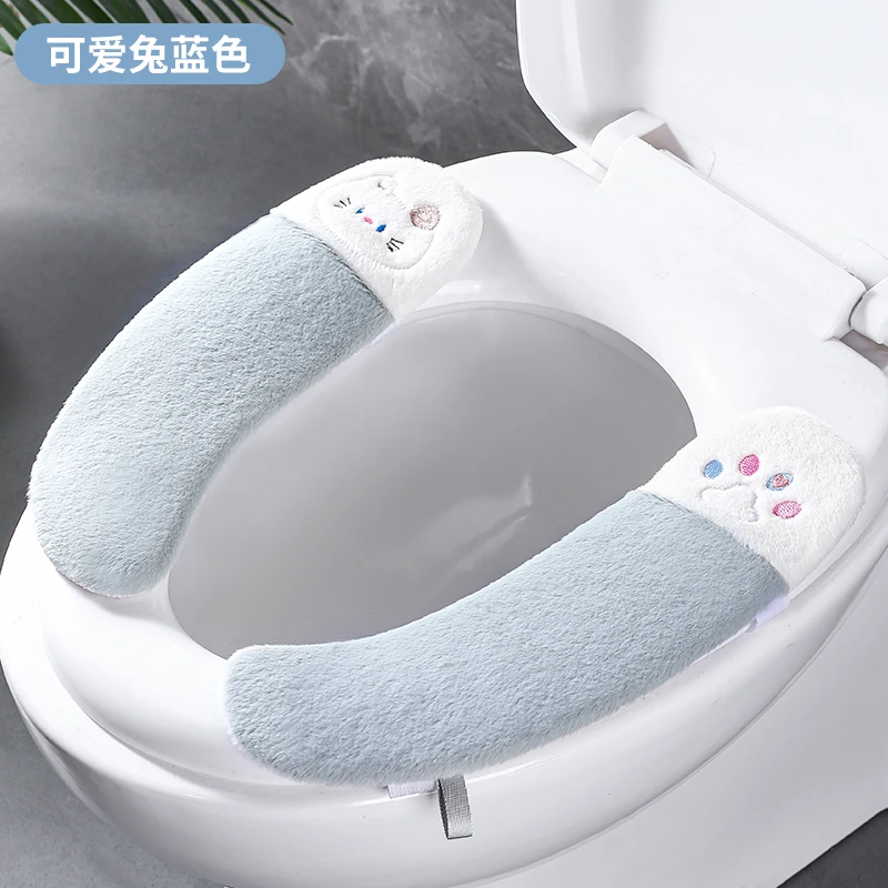 加绒加厚马桶坐垫冬季2024新款家用四季通用的坐便专用垫圈贴套