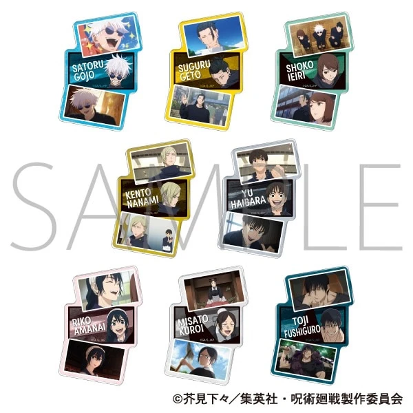 咒术回战怀玉玉折TV场面写亚克力冰箱贴 盲盒代拆