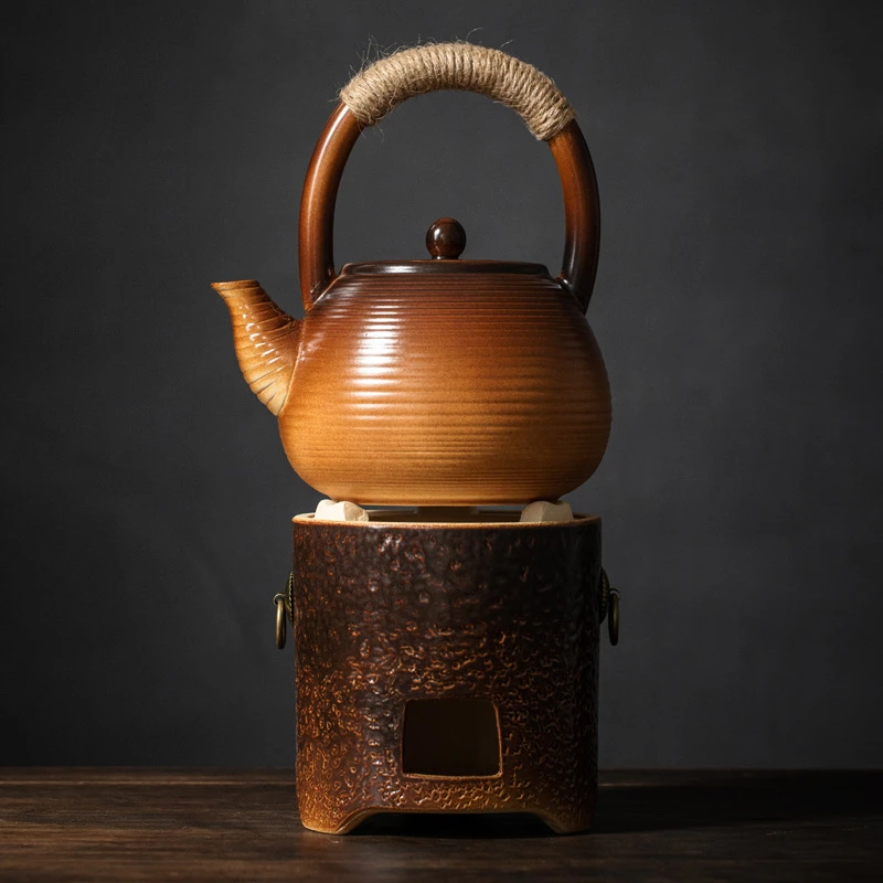 围炉煮茶的壶大容量泡茶壶炭火炉电陶炉两用户外一套日式禅意家用