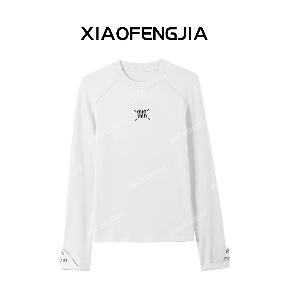 2024秋季新款【四季青小封家轻奢】时尚简约百搭刺绣T恤上衣8685183