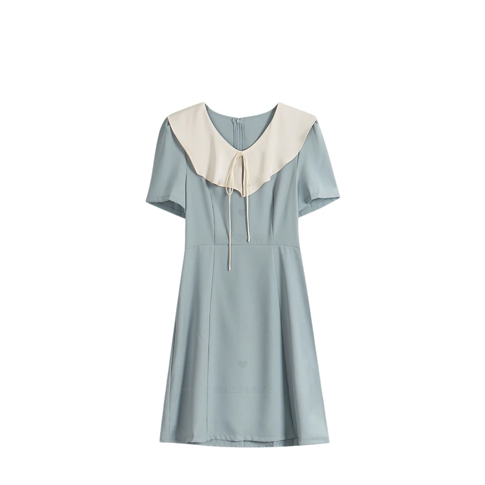 2025新款【四季青小封家轻奢】浪漫风荷叶边气质连衣裙时尚756