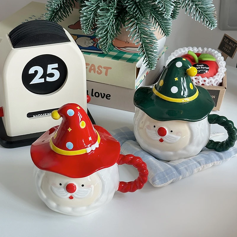 生日礼物老人杯子陶瓷可爱马克杯伴手礼高颜值咖啡喝水杯办公室女