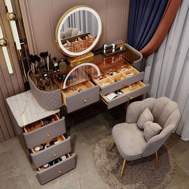 【小扬哥推荐】轻奢实木梳妆台现代简约新款网红ins风化妆台卧室化