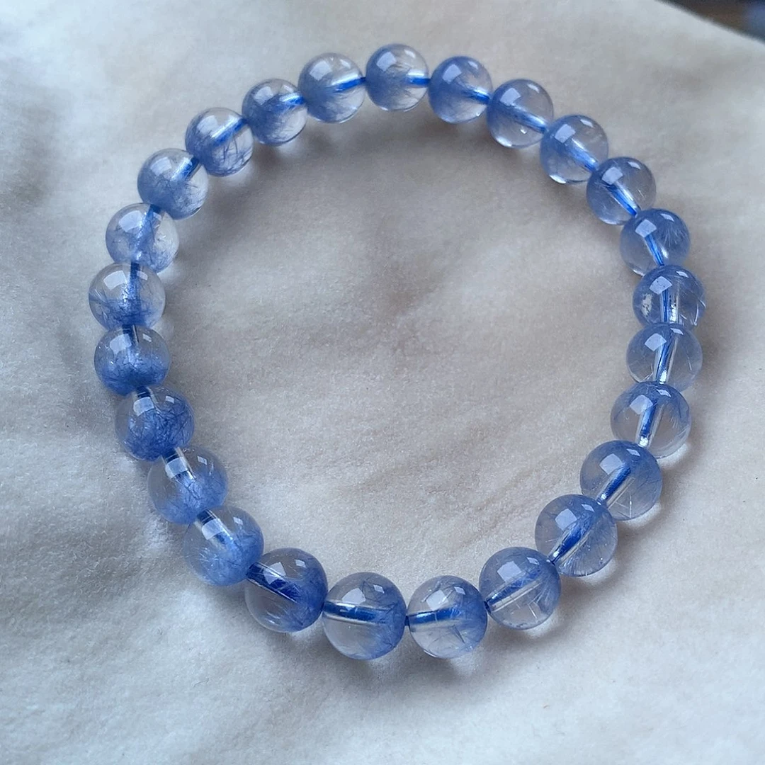 【闪购商品】水晶手串未镶嵌蓝发晶