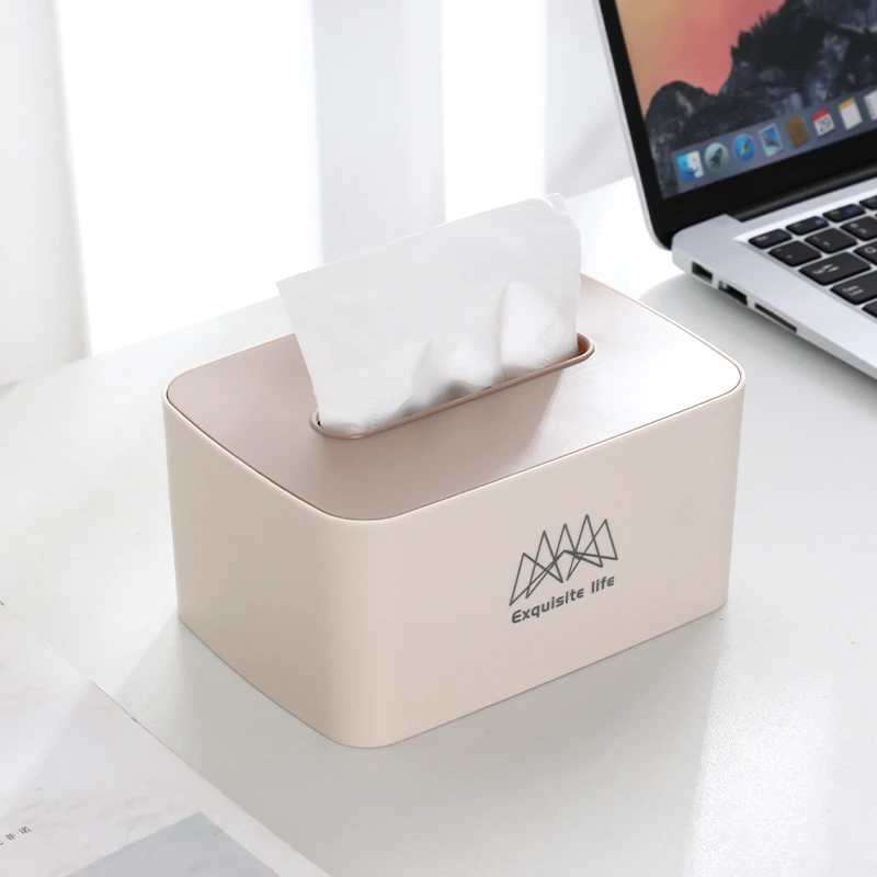 轻奢高档桌面抽纸盒家用isn纸巾盒欧式客厅卷纸盒车载纸巾收纳盒