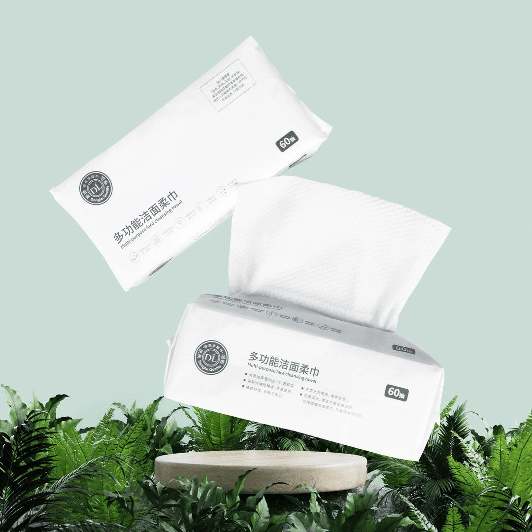 DL正品胖东来多功能洁面柔巾干湿两用亲肤家用纤维加厚棉柔柔软