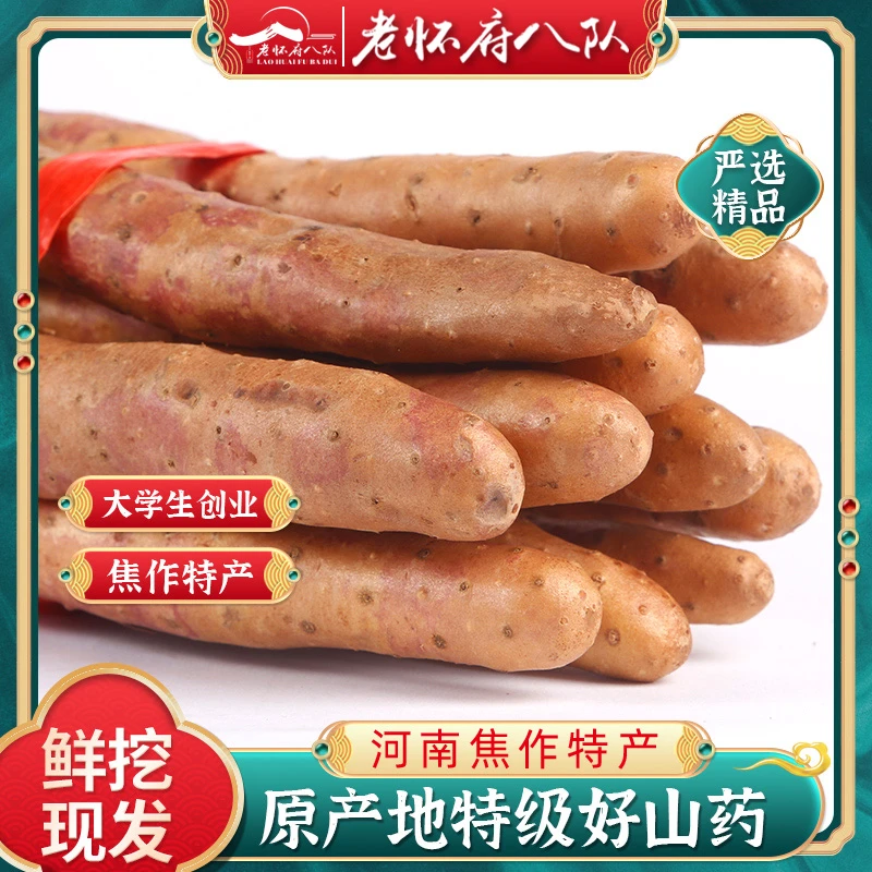【老怀府八队】焦作铁棍山药正宗（垆土地）怀山药1.5KG--2.5KG