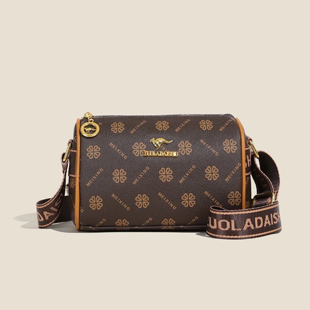 高品质时尚百搭单肩斜挎包 6695 棕色 【长23高15厚11cm】